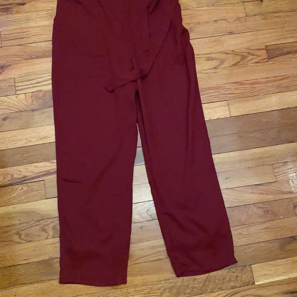 Dark red jumpsuit - Picture 3 of 3